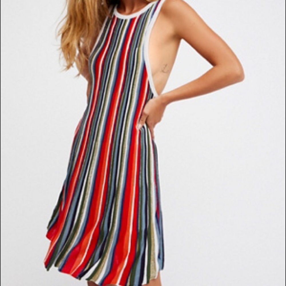 Freepeople rainbow shimmer dress